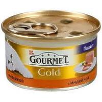 Gourmet Gold - паштет с индейкой для кошек, 85г