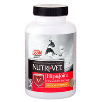 Nutri-Vet Hip&Joint Regular НУТРИ-ВЕТ СВЯЗКИ И СУСТАВЫ РЕГУЛЯР, 1 уровень, хондроитин и глюкозамин для собак, с МСМ, таблетки , 75 