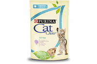 Cat Chow  Kitten (Пурина Кэт Чау Киттен). . Консервированный порционный полнорационный корм для котят.С индейкой и цуккини.  85г