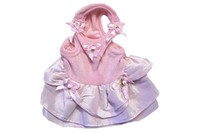 MonkeyDaze ОЧАРОВАШКА (Pink velour dress) розое велюровое платье, одежда для собак , M