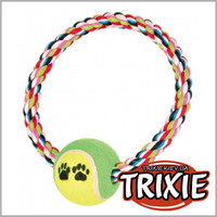 TRIXIE TX-3266 Мяч на веревке для собак TRIXIE - Denta Fun