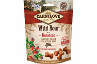 Лакомство для собак Carnilove Dog Wild Boar with Rosehips Crunchy Snack дикий кабан, шиповник 200 гр.