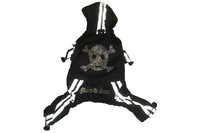 MonkeyDaze ЧЕРЕП (Skull Jumper) комбинезон с капюшоном, одежда для собак , XS