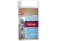 8 in 1 Excel Calcium Кальций, фосфор и витамин D для щенков и собак