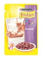 Friskies Кусочки в подливе для котят с ягненком