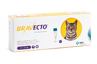 BRAVECTO (Бравекто) SPOT-ON S - Капли 112,5 мл от блох и клещей для кошек весом 1,2 - 2,8 кг