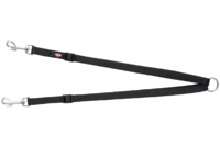 Поводок-свора для собак "Premium" TRIXIE  XS-M (нейлон)40–70 cм/15 мм, чёрный