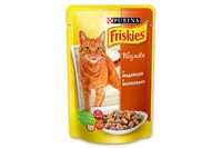 Friskies  Корм для кошек  с индейкой и морковью в подливке 0,1 кг