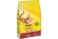 Friskies Сухой корм для котов  c говядиной, курицей и овощами 1.5 кг