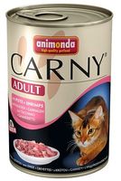 Animonda Carny Adult Rind, Pute+Shrimps Консервы для кошек с говядиной, индейкой и креветками