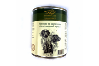 Hubertus Gold Консервированный корм для активных собак, кролик с картофелем, 800г