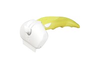 FoOlee Easee (Small) Дешеддер ФОЛИ ИЗИ МАЛЕНЬКИЙ для удаления линяющей шерсти собак и кошек, ширина картриджа 4,5 см, желтый