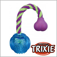 TRIXIE TX-33657 TPR мяч на канате для собак TRIXIE