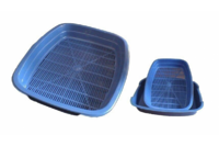 Туалет для кошек Днепр мелкий с сеткой 370*277*58 мм