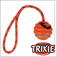 TRIXIE TX-33724 Волнистый мяч на веревке для собак TRIXIE