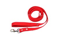 Поводок Эконом брезент  35мм/9.6м Фауна  КРАСНЫЙ