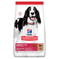 Hills Canine Medium - сухой корм для взрослых собак средних пород/с ягненком и рисом