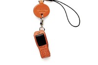 Vanca Cellular Phone МОБИЛЬНЫЙ ТЕЛЕФОН 3D брелок на мобильный, натуральная кожа , 2,5х2,5х1см.