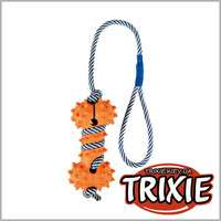 TRIXIE TX-34962 Кость на светящемся канате для собак TRIXIE