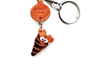 Vanca Hermit Crab РАК ОТШЕЛЬНИК 3D брелок на ключи, натуральная кожа , 2,5х2,5х1см.