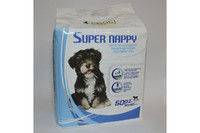 SUPER NAPPY(СУПЕР НАППИ) Пеленки для собак, щенков и кошек 10 шт  60Х60 см
