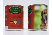 КОНСЕРВЫ BASKERVILLE ДЛЯ СОБАК ГОВЯДИНА, 800 г