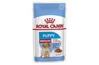 Royal Canin Medium Puppy - паучи для щенков средних пород в соусе 140гр