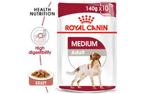 Royal Canin Medium для взрослых влажный корм для собак в соусе 140гр