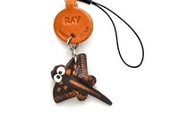 Vanca Ray СКАТ 3D брелок на мобильный, натуральная кожа , 2,5х2,5х1см.