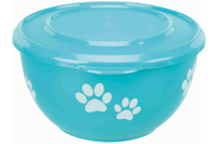 Миска с крышкой"Fresh Feed" TRIXIE (сталь+пластик) 0.6 л/ø 13 см