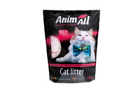 AnimAll  "Розовый лепесток" - Силикагелевый наполнитель для кошачьего туалета, 1,9 кг/ 3,8л