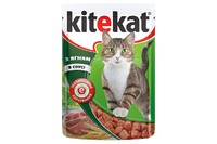 Влажный корм для котов Kitekat с ягненком в соусе 100 г
