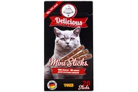 TOMi Delicious Mini Sticks Salami ТОМИ ДИЛИШЕС САЛЯМИ лакомство для котов, 20х2г