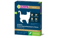 VITOMAX GOLD капли на холку для котов, 0,5 мл/ 5 флаконов
