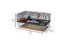 Ferplast CAGE FAVOLA BLACK Клетка для хомяков с глубоким поддоном 60 x 36,5 x h 30 cm
