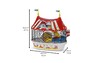 Ferplast CAGE CIRCUS FUN BLACK Клетка для хомяков с цветными наклейками 49,5 x 34 x h 42,5 cm