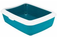 Туалет для котов TRIXIE - Classic , бирюза/белый ,  47х37х15см