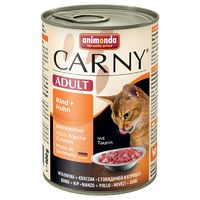 Animonda Carny Adult Консервы для кошек с говядиной и индейкой