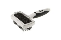Ferplast  GRO 5765 PREMIUM SLICKER BRUSH  Двусторонняя щетка для средне - и длинношерстных собак и кошек 18,5 x 11 x h 5,2 cm