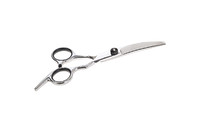 Ferplast  GRO 5785 PREMIUM SCISSOR  Ножницы с изогнутыми лезвиями и закругленными кончиками для стрижки кошек и собак. 15 x 5,6 x h 1,2 cm
