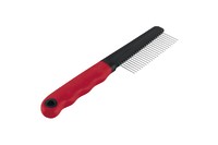 Ferplast  GRO 5862 STEEL COMB  Расческа для кошек и собак с зубьями из хрома 20,2 x 1,6 x h 4,3 cm