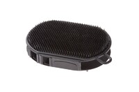 Ferplast  GRO 5933 DOUBLE BRUSH W/HANDLE Двусторонняя резиновая перчатка для груминга кошек и собак 11 x 15 x h 3,5 cm