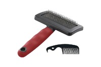 Ferplast  GRO 5946 SLICKER LARGE  Пуходерка для кошек и собак 16,5 x 11,4 x h 3,3 cm