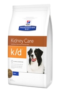 Hills  PD Canine K/D-При болезнях почек, почечной недостаточности, сердечной недостаточности