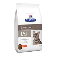 Hills PD Feline L/D-  для кошек при заболеваниях печени -1,5 кг
