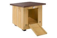 Ferplast  KENNEL BAITA 40  Небольшая деревянная будка для мелких собак и кроликов.  42 x 50 x h 43 cm