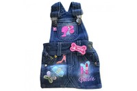 MonkeyDaze БАРБИ (Barbie Denim Overall Dress) котоновый комбез, одежда для собак , M