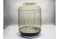 Клетка для птиц 309А, Цилиндр - золото