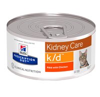 Hills Prescription Diet Feline k/d pate для кошек кошек с почечной недостаточностью, с Курицей, 156г