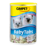 GIMPET BABY TABS 250 шт. витамины д/котят (с молозивом)